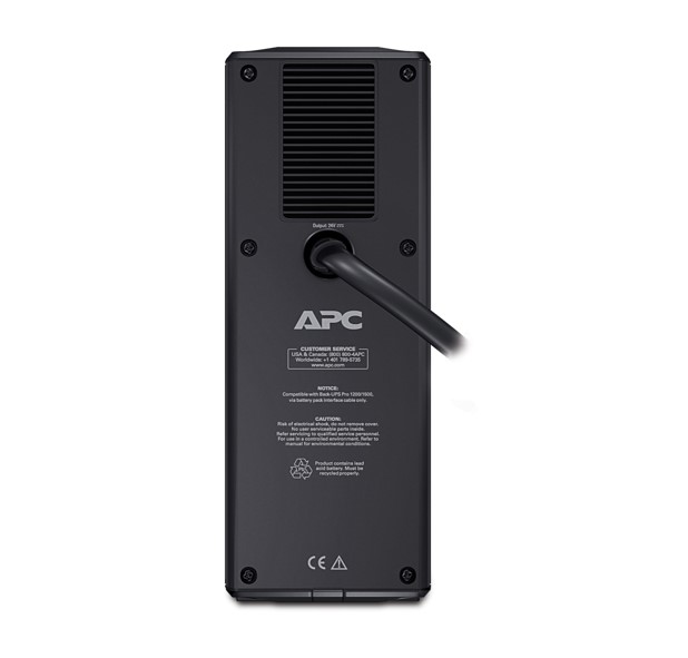 APC Back-UPS Pro External Battery Pack, Tower, For Use With BR1500GI - Image 2