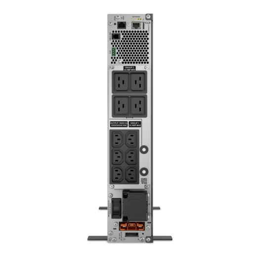 APC Smart-UPS Ultra On-Line, 5000VA, Lithium-ion, Rack/Tower 2U, 230V, 6 C13 + 4 C19 IEC outlets, Network Card, Extended runtime, W/rail kit - Image 4