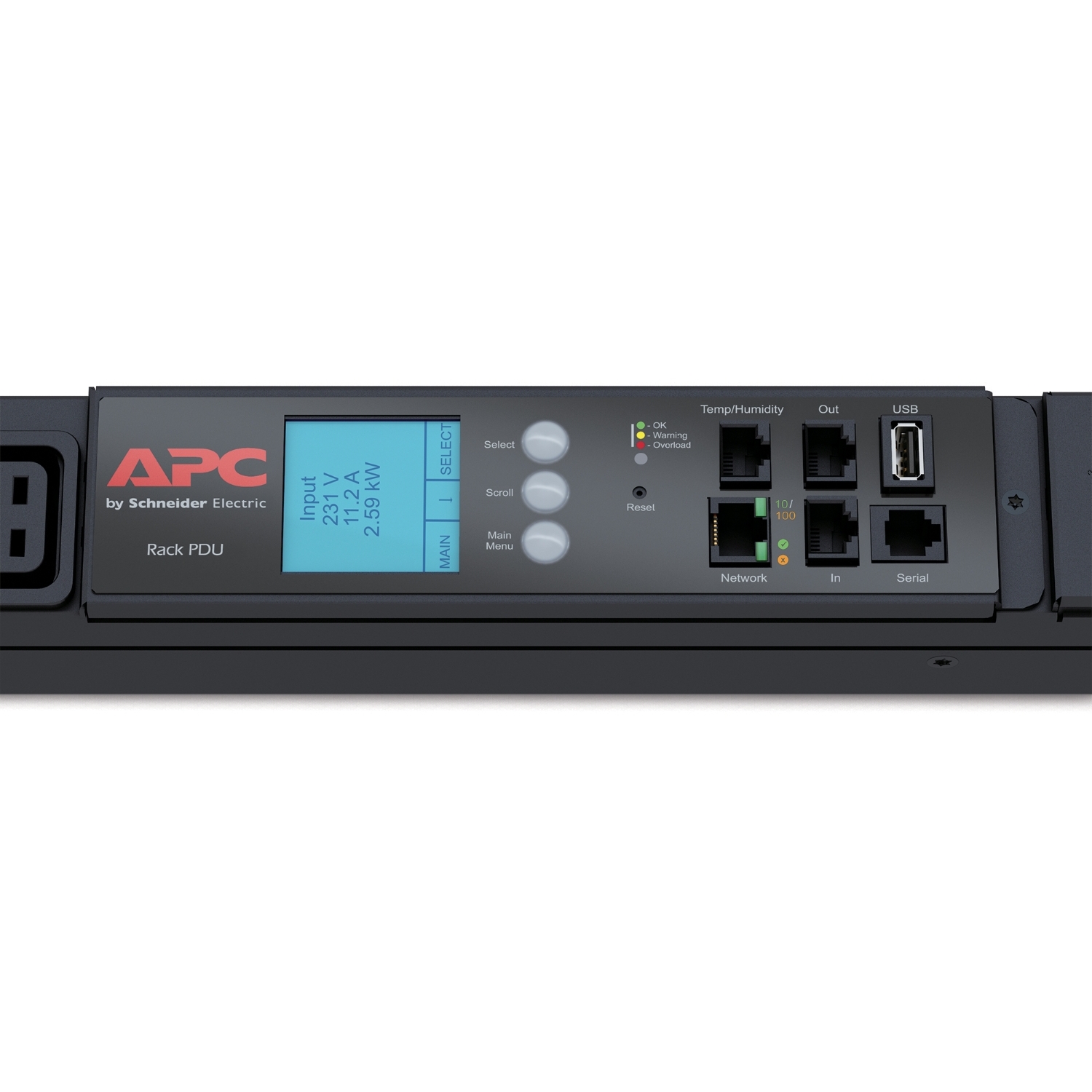 APC Netshelter Metered Rack PDU, 0U, 230V/24A Input, 12x IEC C19 & 30x IEC C13 Outlets - Image 4