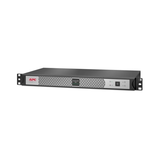 APC Smart-UPS 500VA/400W Line Interactive UPS, 1U Rackmount, 230V/10A Input, 4x IEC C13 Outlets, Li-Ion Battery, W/ Network Card, Short Depth