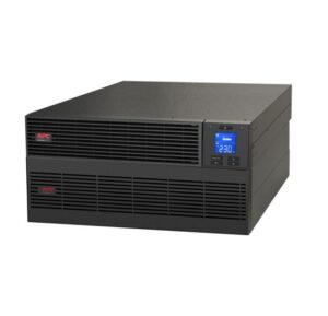 APC Easy UPS 10000VA/10000W Online UPS, 5U Rackmount, 230V/HW Input, 1x HW Outlets, Lead Acid Battery, W/ Battery Pack, W/ Rail Kit
