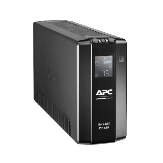 APC Back-UPS Pro 650VA/390W Line Interactive UPS, Tower, 230V/10A Input, 6x IEC C13 Outlets, Lead Acid Battery, LCD, AVR - Image 2
