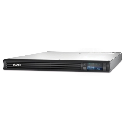 APC Smart-UPS 1500VA/1000W Line Interactive UPS, 1U Rackmount, 230V/10A Input, 4x IEC C13 Outlets, Lead Acid Battery, SmartSlot,LCD