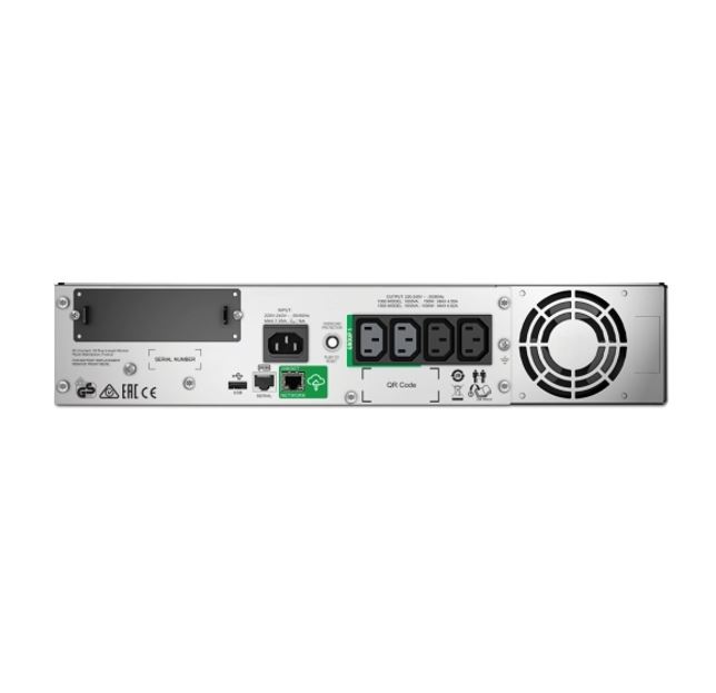 APC Smart-UPS 1500VA/1000W Line Interactive UPS, 2U Rackmount, 230V/10A Input, 4x IEC C13 Outlets, Lead Acid Battery, SmartConnect - Image 3