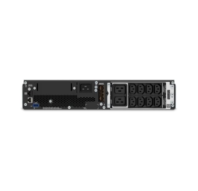 APC Smart-UPS 3000VA/2700W Online UPS, 2U Rackmount, 230V/16A Input, 2x IEC C19 & 8x IEC C13 Outlets, Lead Acid Battery, SmartSlot, W/ Rail Kit - Image 3