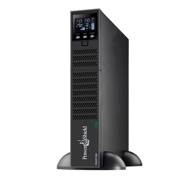 PowerShield Centurion RT 1500VA/1350W - 2U - True Online Double Conversion Rack/Tower UPS, 3 AUS sockets, 10A, C13 x 5, 2-year warranty