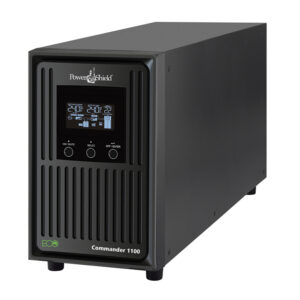 PowerShield Commander 1100VA/990W - 10Amp, Line Interactive Pure Sine Wave Tower UPS with AVR, 2 AUS sockets, 10A, C13 x 3, 2-year warranty