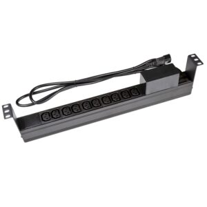 PowerShield Horizontal PDU with IEC C14 Input, 10 x C13 outlets, provides reliable power distribution for horizontal installations