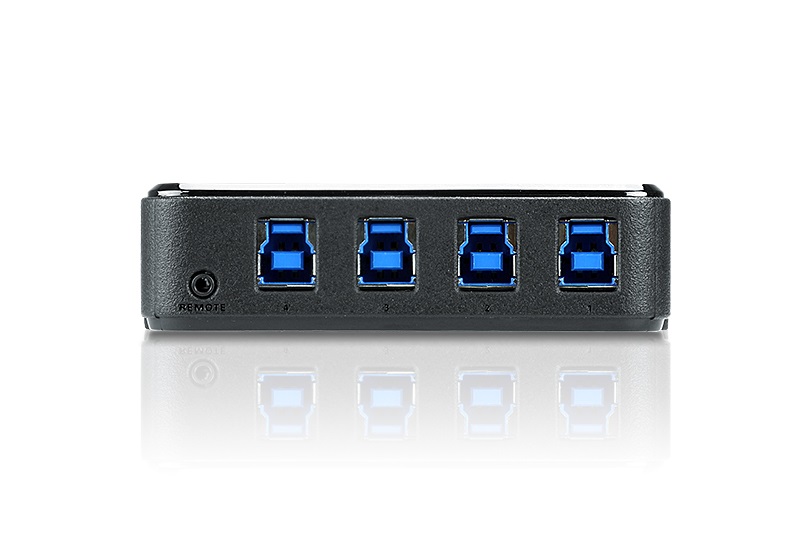 Aten Peripheral Switch 4x4 USB 3.1 Gen1, 4x PC, 4x USB 3.1 Gen1 Ports, Remote Port Selector, Plug and Play - Image 2