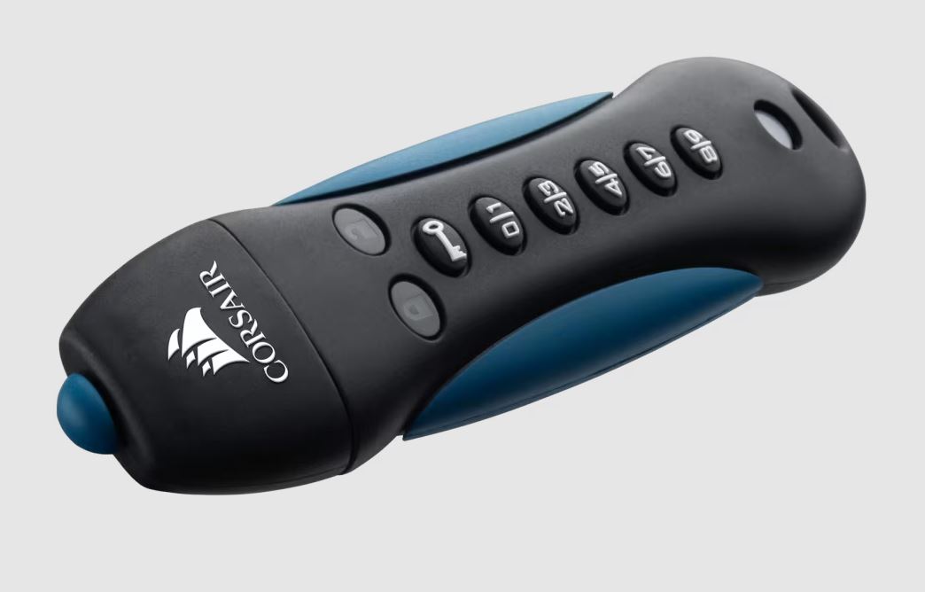 Corsair Padlock 3 128GB Secure USB 3.0 Flash Drive with Keypad - Secure 256-bit Hardware AES Encryption - Image 2