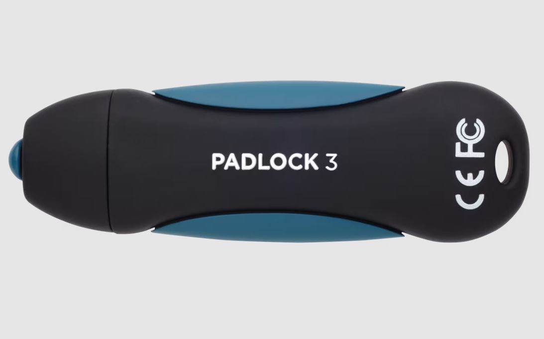 Corsair Padlock 3 128GB Secure USB 3.0 Flash Drive with Keypad - Secure 256-bit Hardware AES Encryption - Image 4