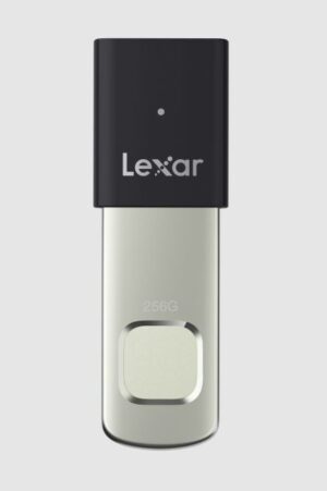 Lexar F35 PRO 256GB JumpDrive Fingerprint USB 3.2 Gen 1, up to 400MB/s read, 350MB/s write transfer content between your USB Type-CTM and Type-A devi