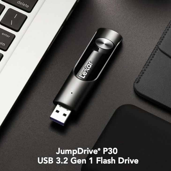 Lexar P30 128GB JumpDrive® USB 3.2 Gen 1 Flash Drive, up to 450MB/s read It is available in different capacities up to 1 TB to best suit your needs. - Image 2