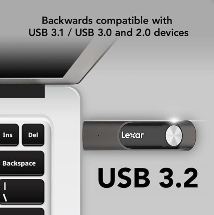 Lexar P30 256GB JumpDrive® USB 3.2 Gen 1 Flash Drive, up to 450MB/s read It is available in different capacities up to 1 TB to best suit your needs. - Image 3