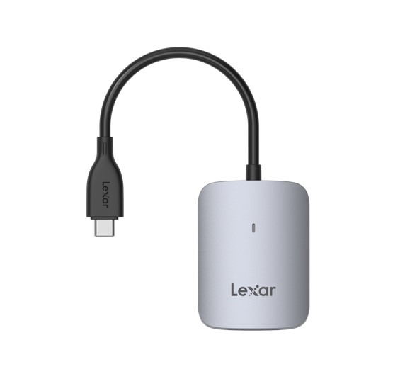 Lexar CFexpress™ Type A USB-C Reader transfer speeds up to 900MB/s it is backwards compatible with UHS-I cards and has a USB-C™ connector - Image 2