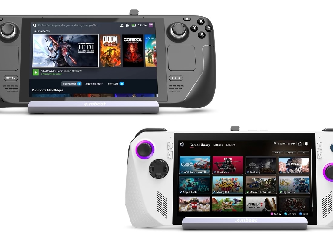 mbeat® USB-C Gaming Dock for Steam Deck & ROG Ally 100W PD pass-through 4K@60Hz (3840 × 2160) Gigabit Ethernet up to 10/100/1000Mbps 5Gbps data - Image 2