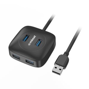 mbeat® 4-Port USB 3.0 Hub - High Speed Data Transfer speed: Up to 5Gbps Compatible with USB 2.0/3.0 devices Product Weight: 95g
