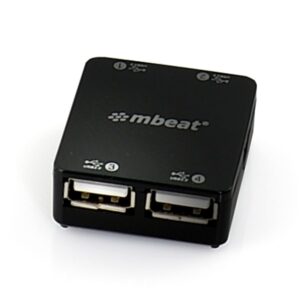 (LS)mbeat® 4 Port USB 2.0 Hub - USB 2.0 Plug and Play/ High Speed Interface/ Ideal for Notbook/PC/MAC users USB 2.0 Speed up to 480Mbps Weight: 22g