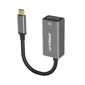 mbeat® Elite USB-C to VGA Adapter - Coverts USB-C to VGA Female Port, Supports up to1920×1080@60Hz - Space Grey Weight: 30g (LS)