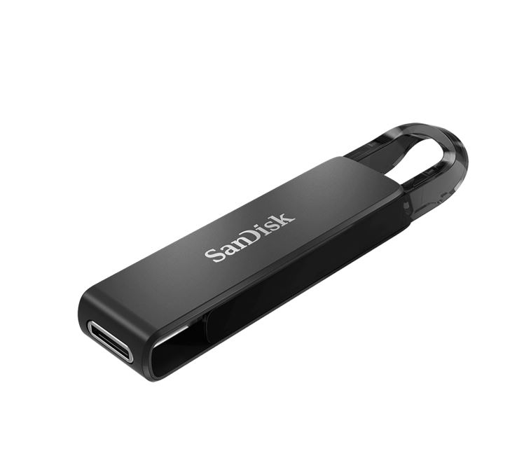 SanDisk Ultra USB Type-C Flash Drive, CZ460 64GB, USB Type C 3.1, Black, Super-thin Retractable, 5Y - Image 2