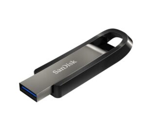 SanDisk 256GB Extreme GO USB3.2 Metal  Flash Drive USB-A 400MB/s SecureAccess™ encryption software2 Lifetime Lifetime Warranty Black (LS)