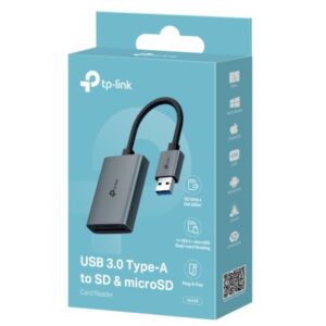 TP-Link UA430 USB 3.0 Type-A to SD & microSD 3.0 Card Reader, support SD，SDHC、SDXC，microSD、microSDHC、microSDXC cards up to 2TB.