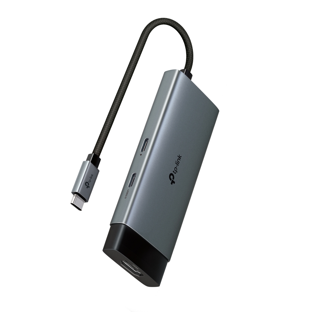 TP-Link UH5020C USB Type-C 5 in 1 Hub, 4K@60Hz HDMI, 100W Power Delivery, 1× USB-C Data Port, 2× USB-A Data Ports. - Image 2