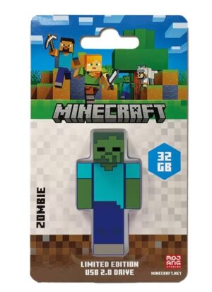 Verbatim Minecraft Zombie -  Collector's Edition USB Flash Drive - 32GB - Zombie - Retail