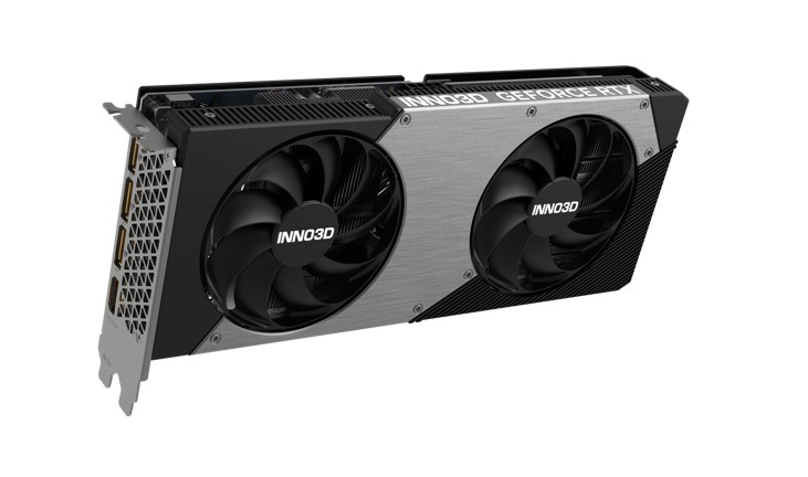 INNO3D nVidia GeForce RTX 5060 Ti TWIN X2 8GB GDDR7, 2572MHz Boost Clock, RAM 28Gbps, 3xDP, 1xHDMI, 250x116x41mm - Image 3