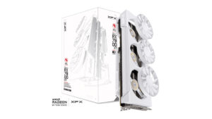 XFX Mercury AMD Radeon RX 9070XT OC White Magnetic Air Edition with RGB 16GB GDDR6 HDMI 3xDP, AMD RDNA™ 4 (RX-97TMARGW9)