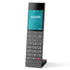 Snom HM2 – DECT Hospitality Handset,Large 2.8' colour TFT, Hearing‑aid compatible, Long battery life, 24 total keys