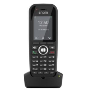 Snom M30 DECT Handset (UK), large colour display, crystal‑clear HD audio, Up to 22 hours of talk time,