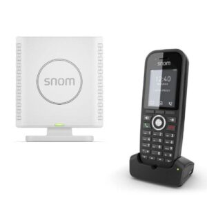Snom M430 UK, Bundle of Snom M400 & M30, POE,  large colour display, crystal‑clear HD audio, Up to 22 hours o upto 20 Handsets, upto 10 Parallel calls