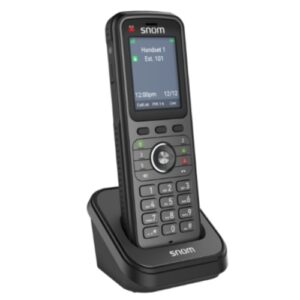 Snom M56 (EU), Robust rubberized, antibacterial IP67 housing, 12 hours of HD talk time, Bluetooth headset compatibility, Integrated alarm button