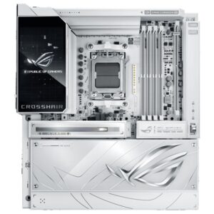 ASUS AMD ROG CROSSHAIR X870E GLACIAL, AM5, X870E, DDR5 256GB, PCIe 5.0, 7x M.2, Wi-Fi 7, Dual 10GbE, USB4, E-ATX, 2yr wty