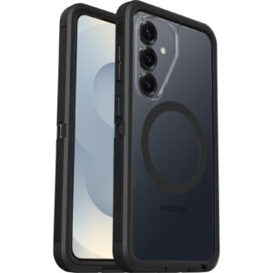 OtterBox Defender Pro XT Clear Samsung Galaxy S26 5G (6.3') Case Dark Side (Clear/Black) - (77-99898), DROP+ 7X Military Standard, 7 Years Warranty