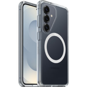 OtterBox React Magnets Samsung Galaxy S26 5G (6.3') Case Black Crystal (Clear/Black) - (77-99935),DROP+ Military Standard, 7 Years Warranty