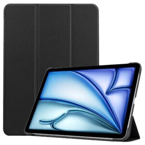 USP Apple iPad Air (11') (M3/M2) (6th/7th Gen) / iPad 10.9 (5th/4th) Folio Case Black - Slim, PU Leather, Auto Sleep/Wake Function, 3 Years Warranty