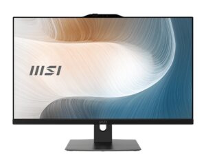 MSI Modern AM272P 1M-1218AU AIO Black, 27' Non-Touch, W11, i5-120U, Iris Xe, 64GB DDR5, M.2 NVMe, WiFi AX, USB-C, HDMI, webcam