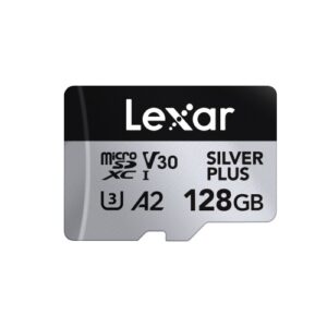 Lexar Professional Silver Plus MicroSDXC 128GB UHS-I Memory Card