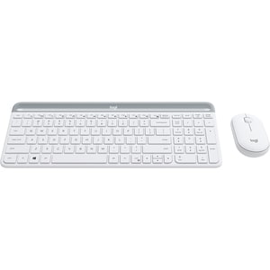 Logitech MK470 Slim Wireless Keyboard and Mouse Combo - White