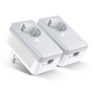 TP-Link TL-PA4010P KIT AV600 Powerline Adapter with AC Pass Through Starter Kit