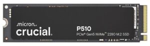 Crucial P510 1TB NVMe PCIe 5.0 M.2 SSD