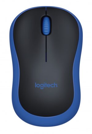 Logitech M185 Wireless Mouse Blue/Black