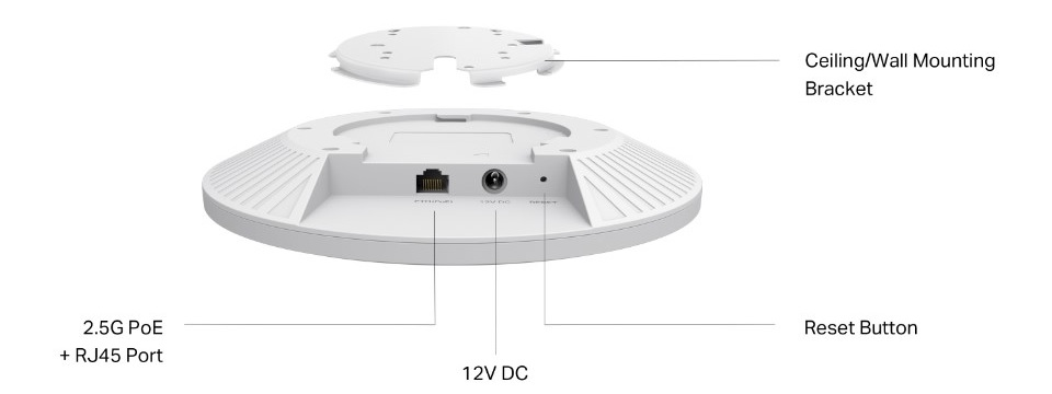 TP-Link AX6000 Ceiling Mount Wi-Fi 6 Access Point Feature 4