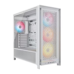 Corsair FRAME 5000D RS ARGB High-Airflow Mid-Tower PC Case - White