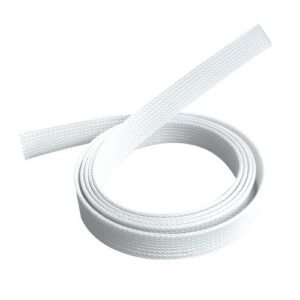 Brateck Braided Cable Sock (20mm Width) - White