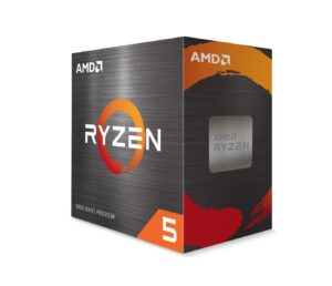 AMD Ryzen 5 5600 6-Core / 12-Thread Unlocked Desktop Processor with Wraith Stealth Cooler