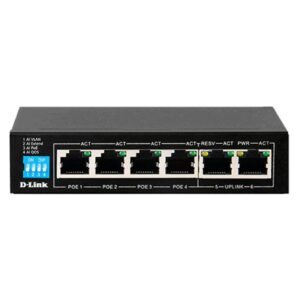 D-Link DES-F1006P-E 6-Port Fast Ethernet PoE Switch