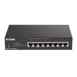 D-Link DGS-1100-08PLV2 8-Port Gigabit Smart Managed PoE Switch